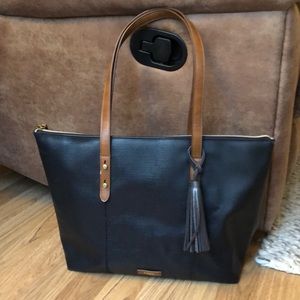 Black Fossil Tote